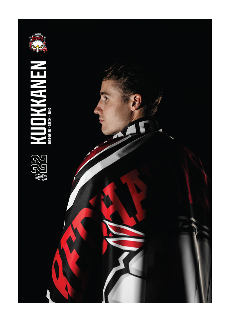 Janne Kuokkanen #22 Malmö Redhawks 2025/2026-12