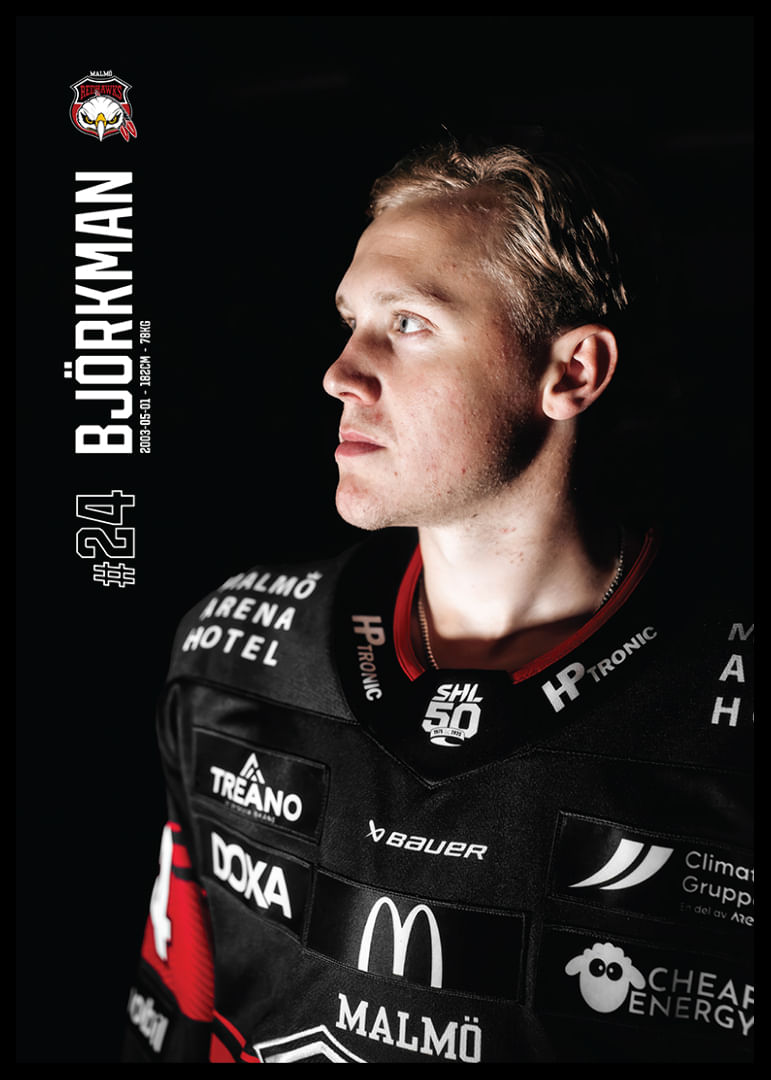 Filip Björkman #24 Malmö Redhawks 2025/2026-12