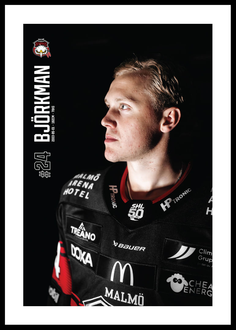 Filip Björkman #24 Malmö Redhawks 2025/2026-12