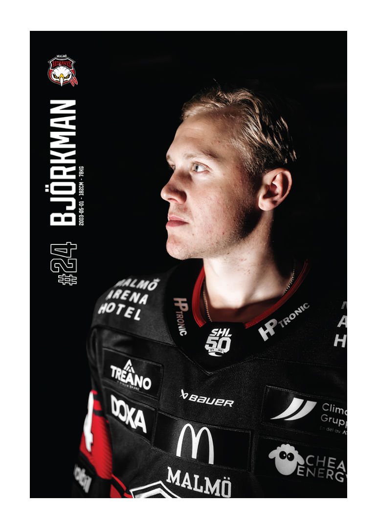 Filip Björkman #24 Malmö Redhawks 2025/2026-12