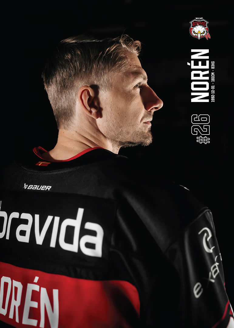 Patrik Norén #26 Malmö Redhawks 2025/2026-12