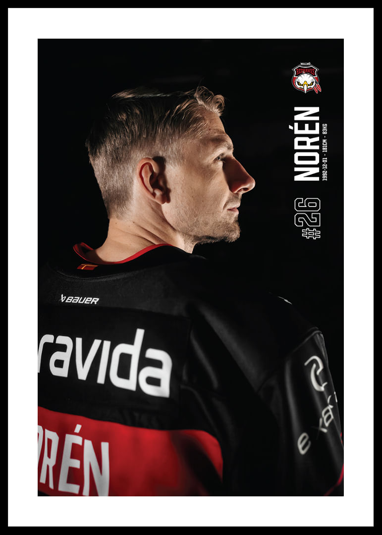 Patrik Norén #26 Malmö Redhawks 2025/2026-12