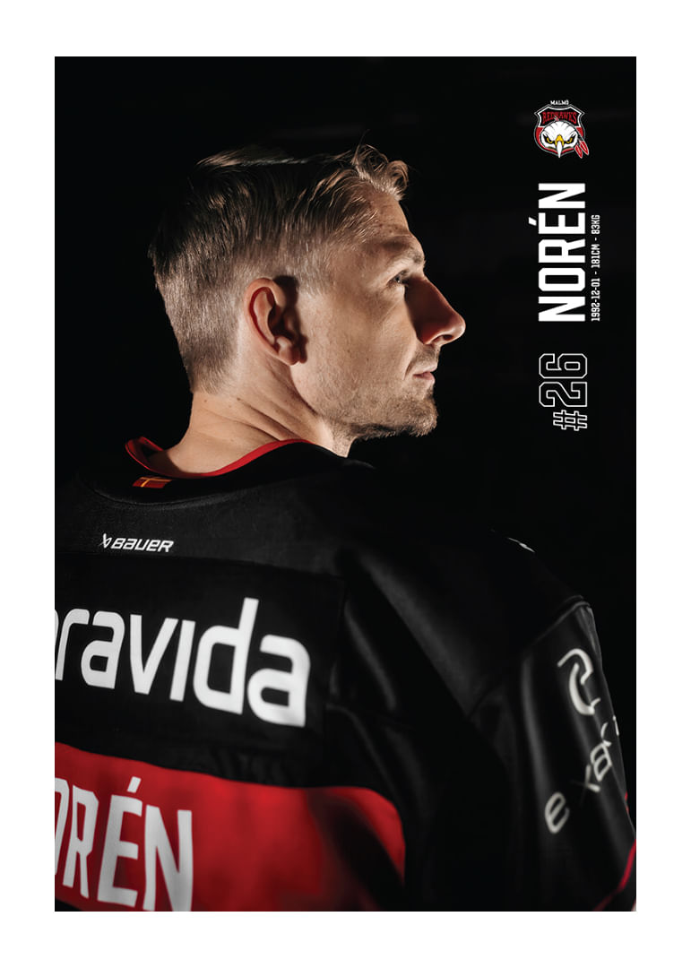 Patrik Norén #26 Malmö Redhawks 2025/2026-12