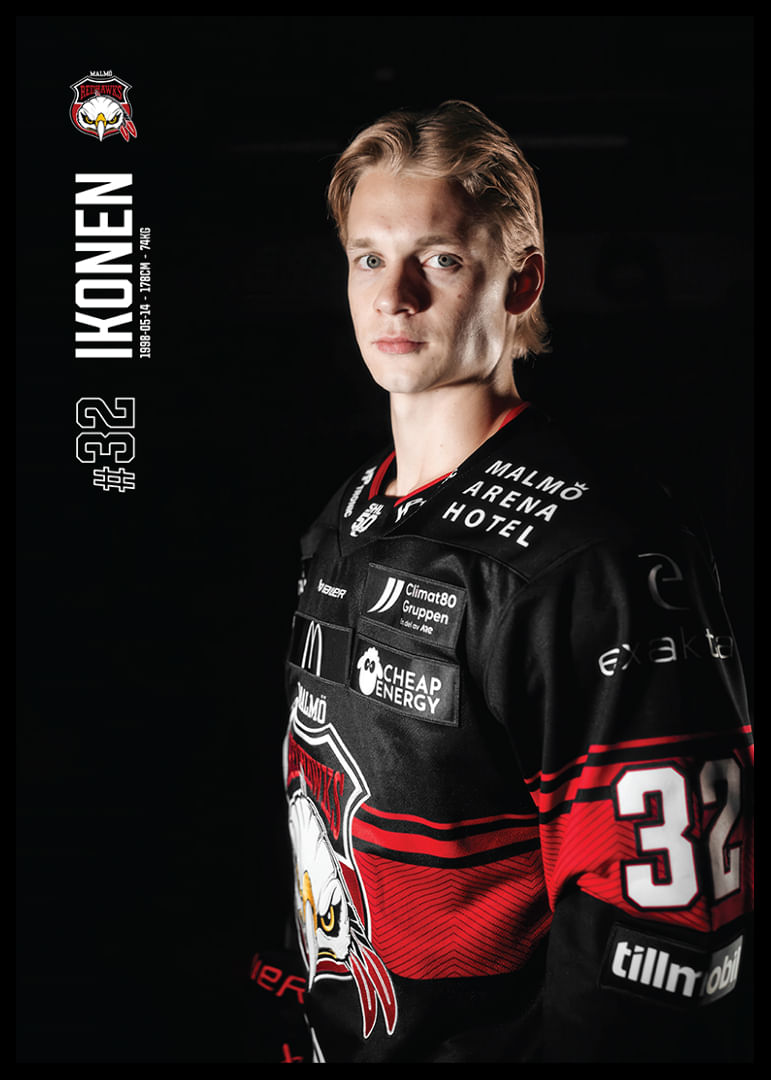 Joona Ikonen #32 Malmö Redhawks 2025/2026-12