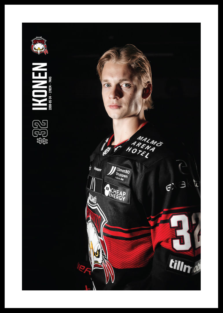 Joona Ikonen #32 Malmö Redhawks 2025/2026-12