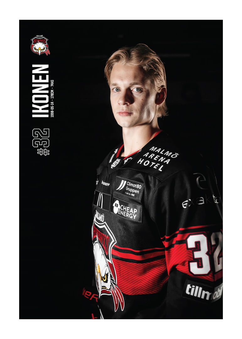 Joona Ikonen #32 Malmö Redhawks 2025/2026-12