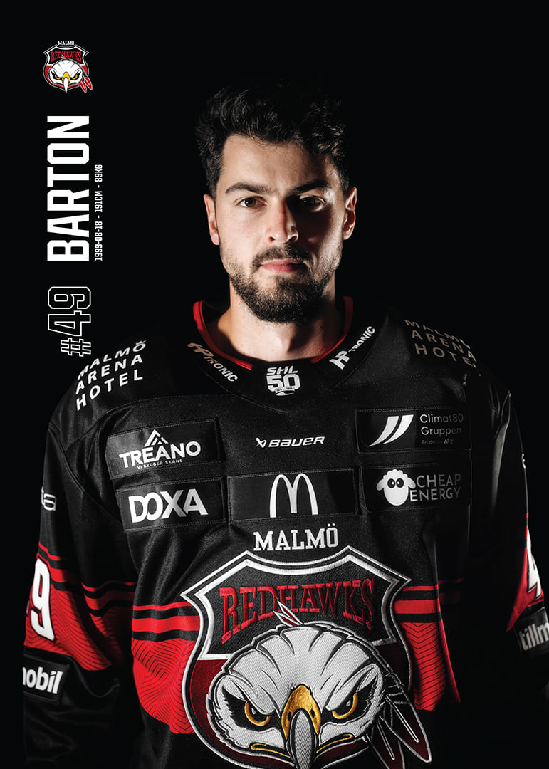 Seth Barton #49 Malmö Redhawks 2025/2026-12