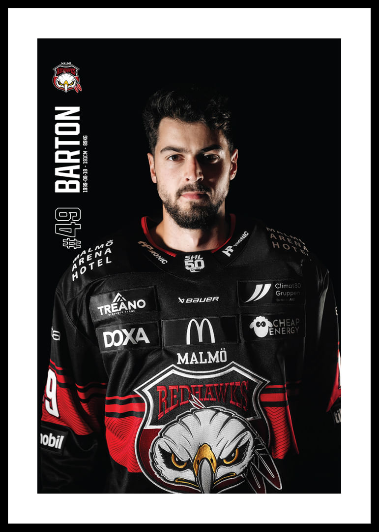Seth Barton #49 Malmö Redhawks 2025/2026-12