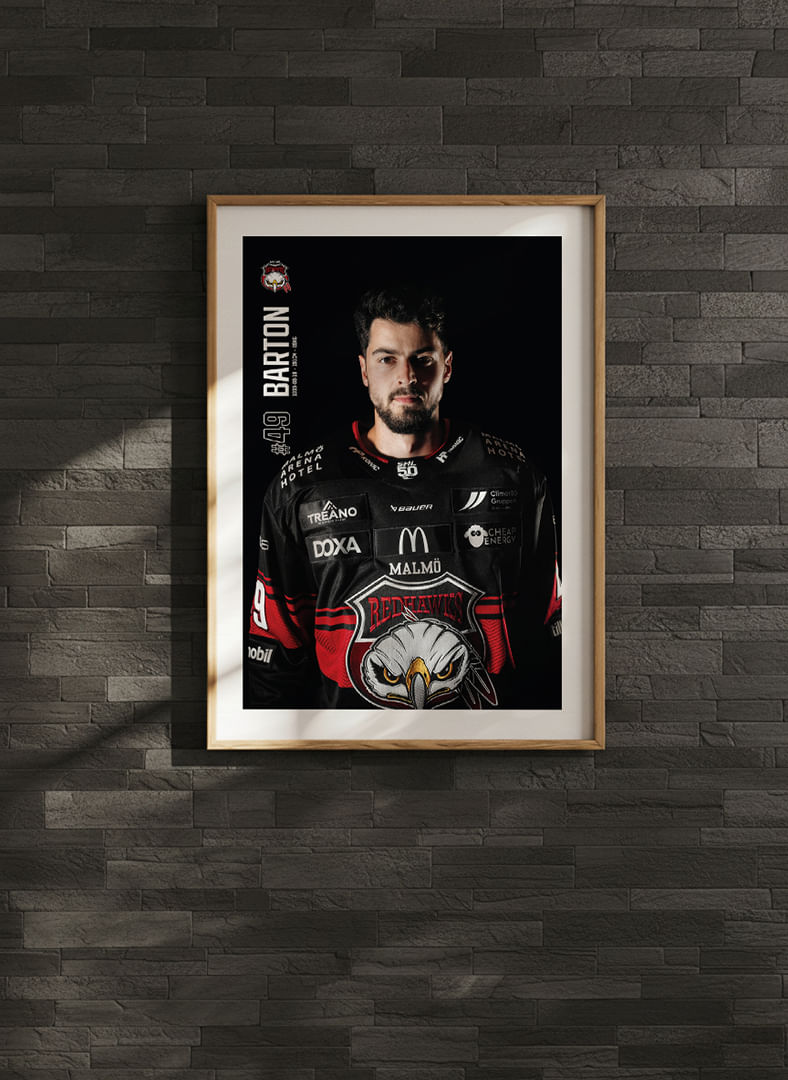 Seth Barton #49 Malmö Redhawks 2025/2026-12