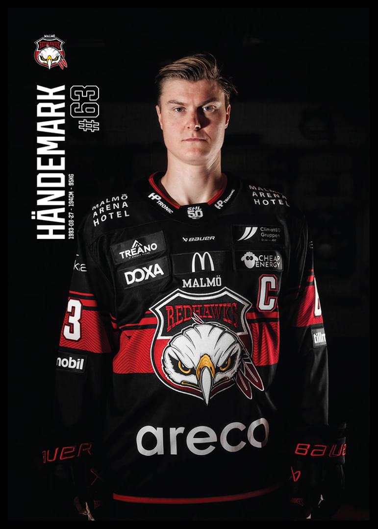 Fredrik Händemark #63 Malmö Redhawks 2025/2026-12