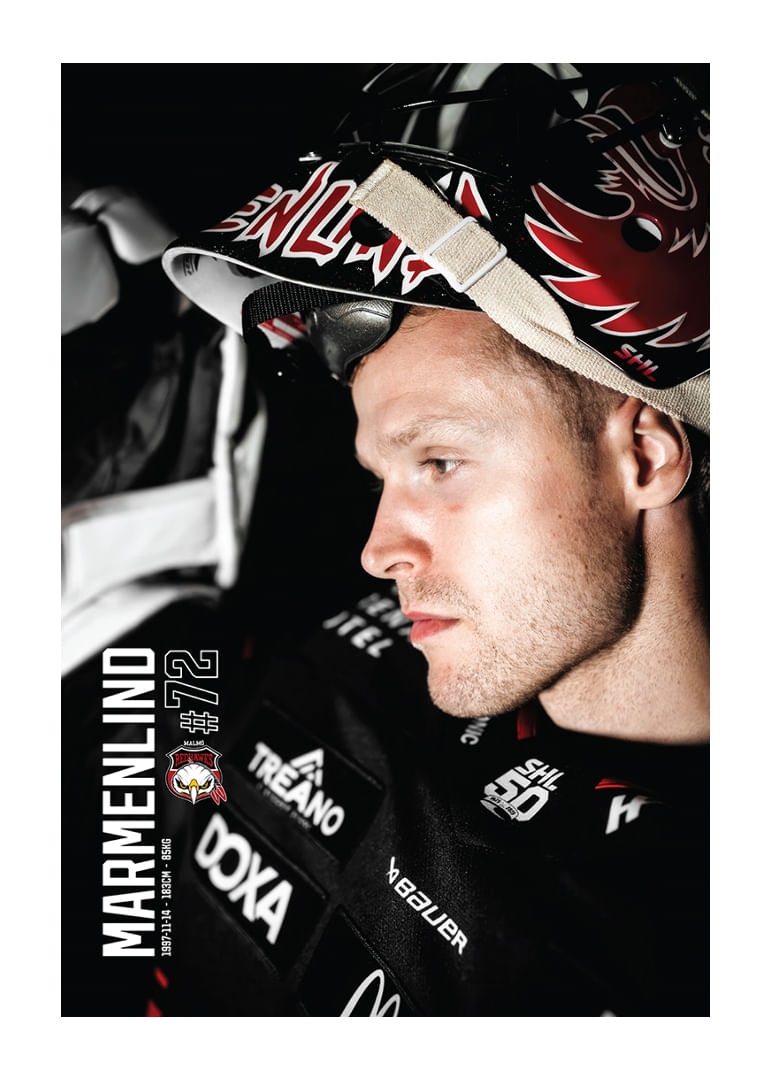 Daniel Marmenlind #72 Malmö Redhawks 2025/2026-12