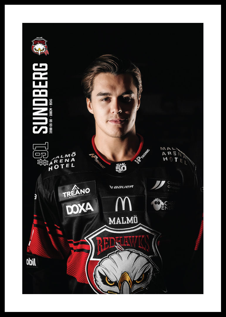 Axel Sundberg #91 Malmö Redhawks 2025/2026-12