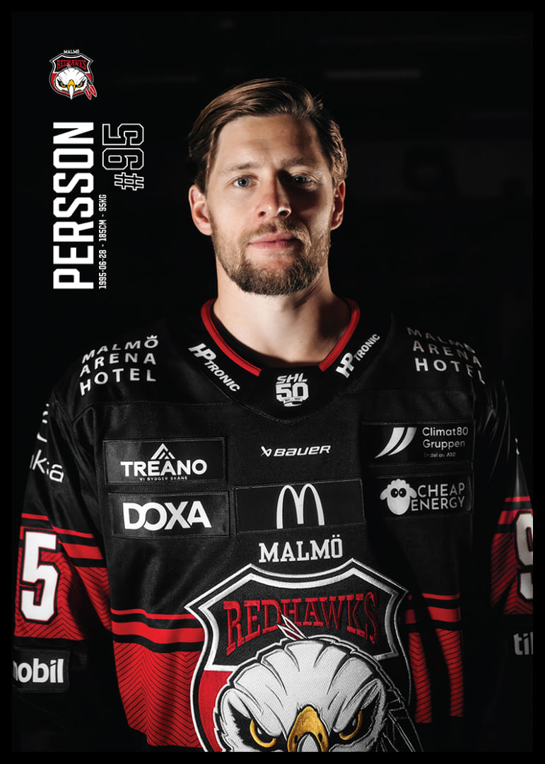 Carl Persson #95 Malmö Redhawks 2025/2026-12
