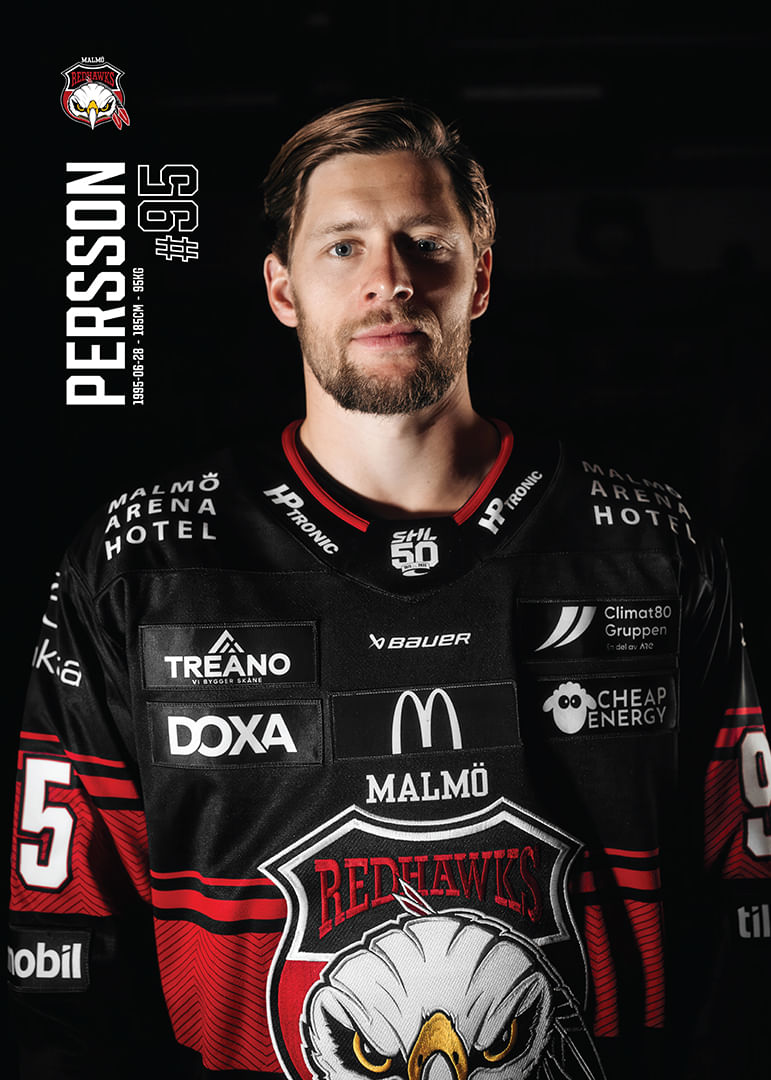 Carl Persson #95 Malmö Redhawks 2025/2026-12