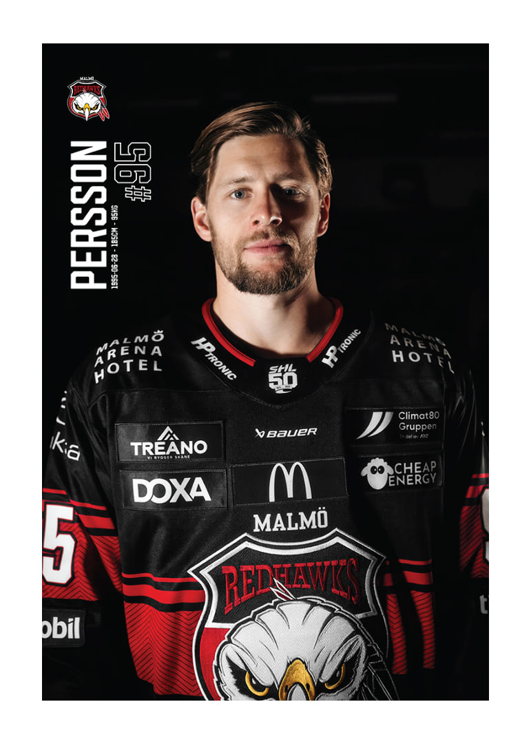 Carl Persson #95 Malmö Redhawks 2025/2026-12