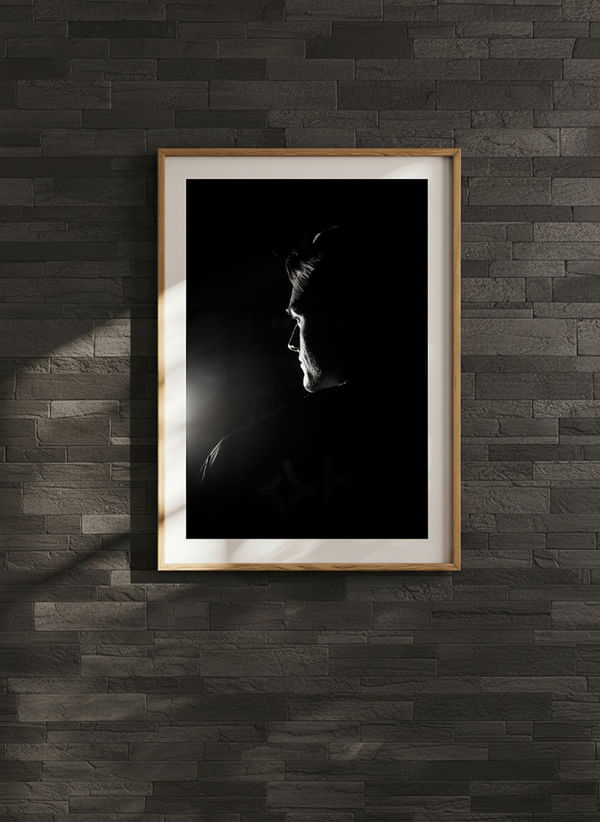 Poster Martin Schreiber #4 Malmö Redhawks B&W 2025/2026 crossfade