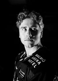 Eemil Viro #6 Malmö Redhawks B&W 2025/2026-3