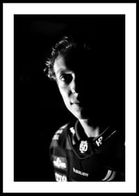 William Von Barnekow #10 Malmö Redhawks B&W 2025/2026-0