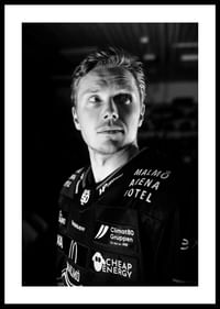 Linus Öberg #12 Malmö Redhawks B&W 2025/2026-0