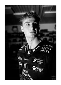 Freddie Larsson #15 Malmö Redhawks B&W 2025/2026-1