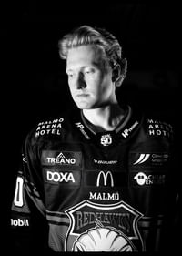  Thomas Berg Paulsen #20 Malmö Redhawks B&W 2025/2026-2
