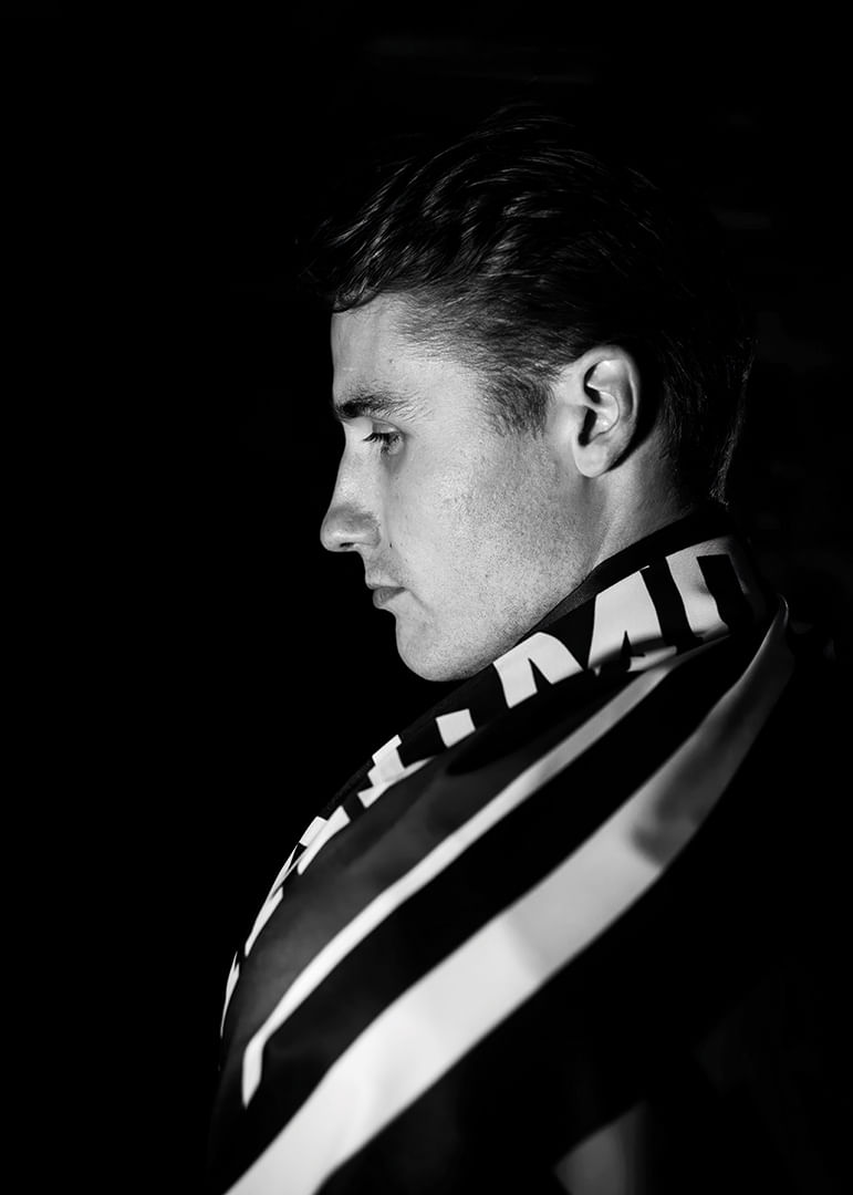 Janne Kuokkanen #22 Malmö Redhawks B&W 2025/2026-12