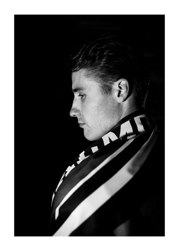 Poster Janne Kuokkanen #22 Malmö Redhawks B&W 2025/2026