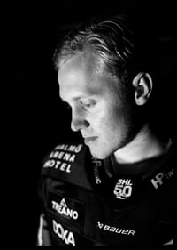 Filip Björkman #24 Malmö Redhawks B&W 2025/2026-2