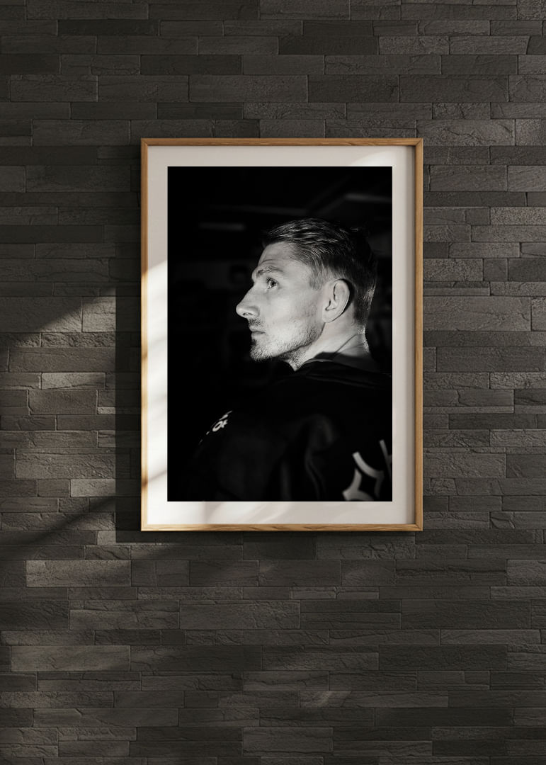 Patrik Norén #26 Malmö Redhawks B&W 2025/2026-12