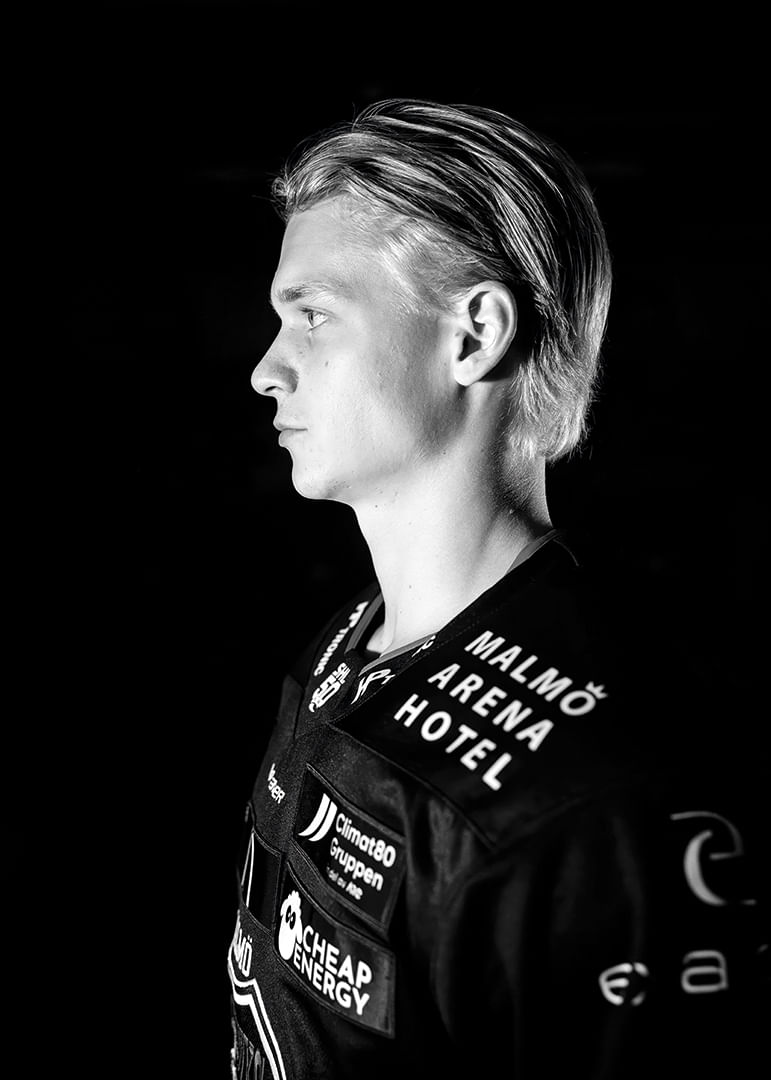 Joona Ikonen #32 Malmö Redhawks B&W 2025/2026-12