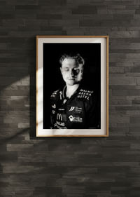 Lauri Pajuniemi #48 Malmö Redhawks B&W 2025/2026-4