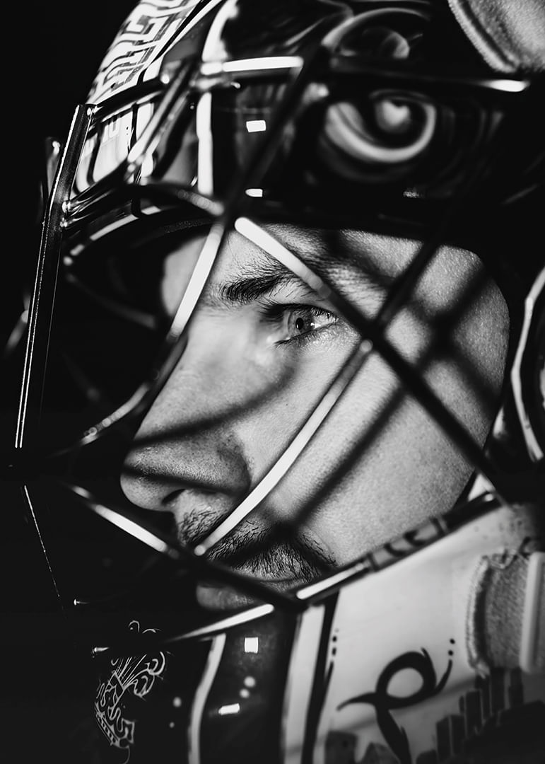 Marek Langhamer #94 Malmö Redhawks B&W 2025/2026-12