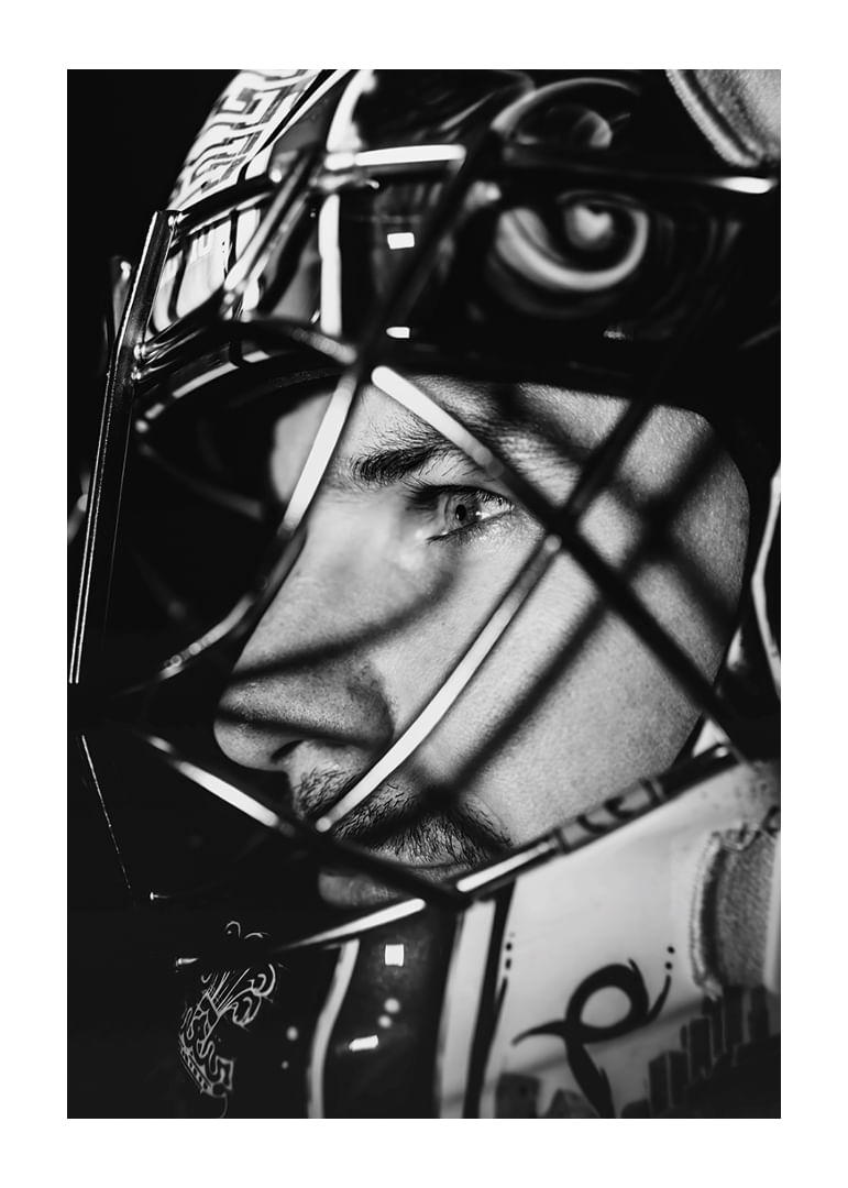 Marek Langhamer #94 Malmö Redhawks B&W 2025/2026-12