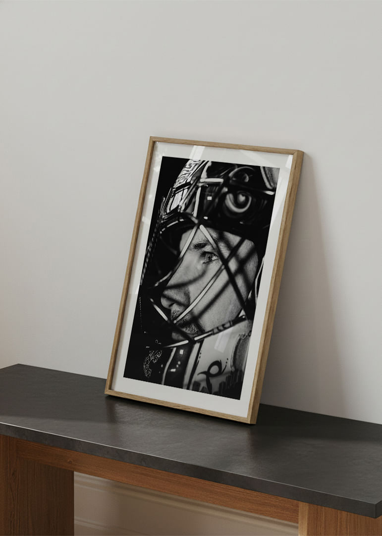 Marek Langhamer #94 Malmö Redhawks B&W 2025/2026-12