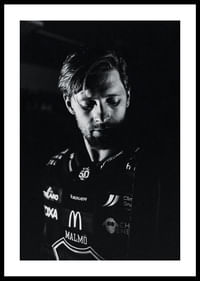 Carl Persson #95 Malmö Redhawks B&W 2025/2026-0