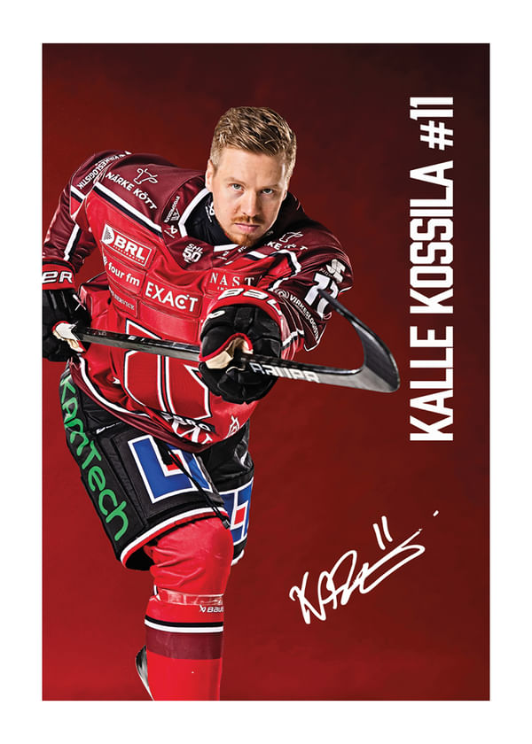 Poster Kalle Kossila #11 Örebro Hockey 2025/2026