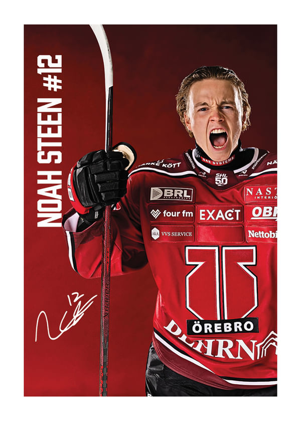 Poster Noah Steen #12 Örebro Hockey 2025/2026