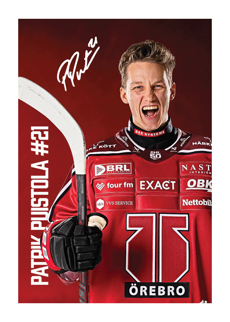 Patrik Puistola #21 Örebro Hockey 2025/2026-12