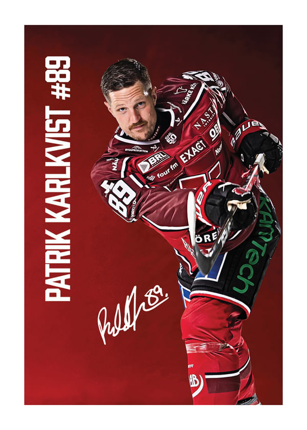 Poster Patrik Karlkvist #89 Örebro Hockey 2025/2026