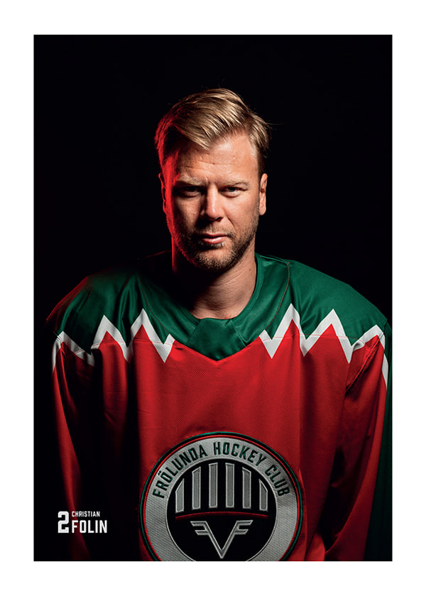 Poster Christian Folin #2 Frölunda HC 2025/2026