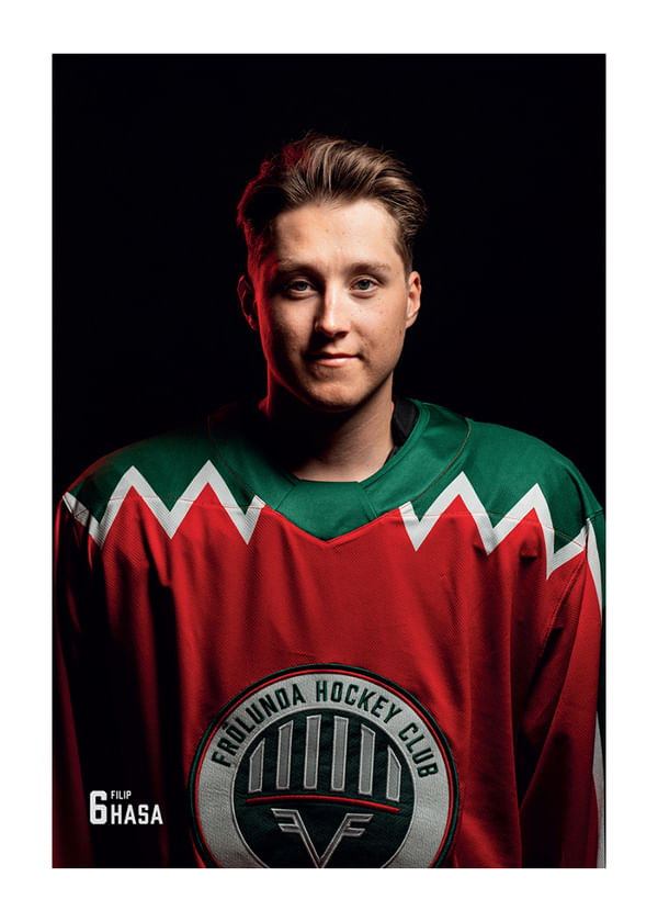 Poster Filip Hasa #6 Frölunda HC 2025/2026