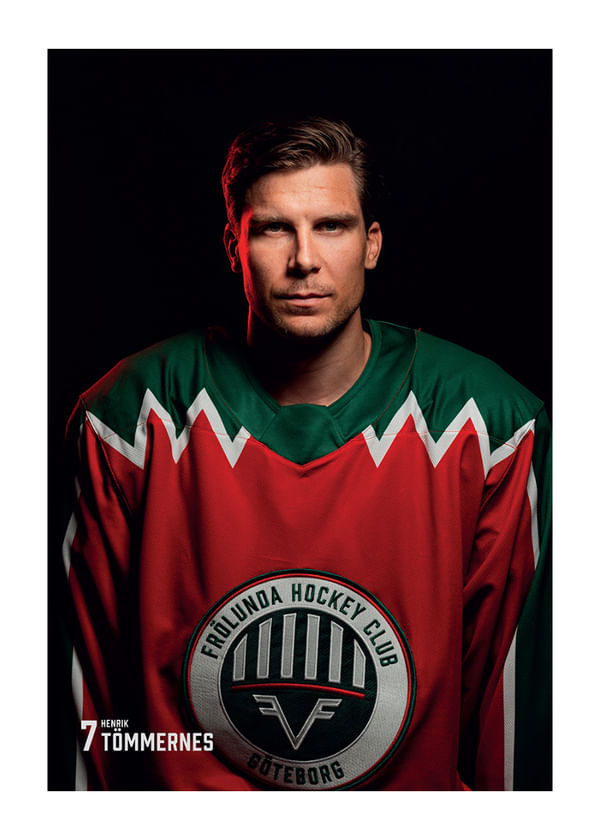 Poster Henrik Tömmernes #7 Frölunda HC 2025/2026