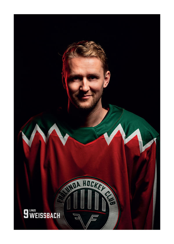 Poster Linus Weissbach #9 Frölunda HC 2025/2026