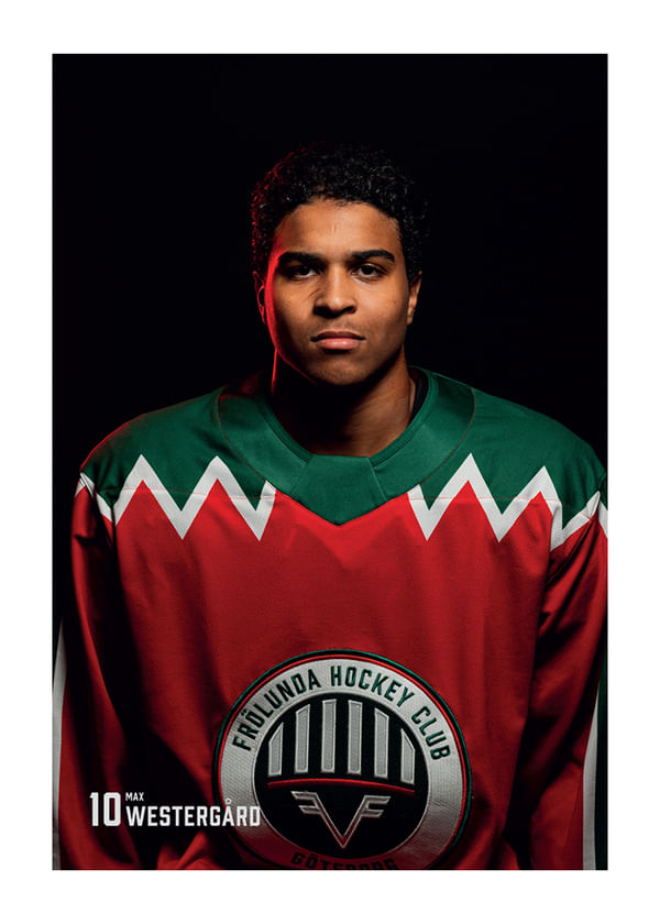Poster Max Westergård #10 Frölunda HC 2025/2026