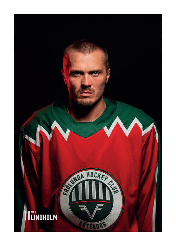 Poster Max Lindholm #11 Frölunda HC 2025/2026
