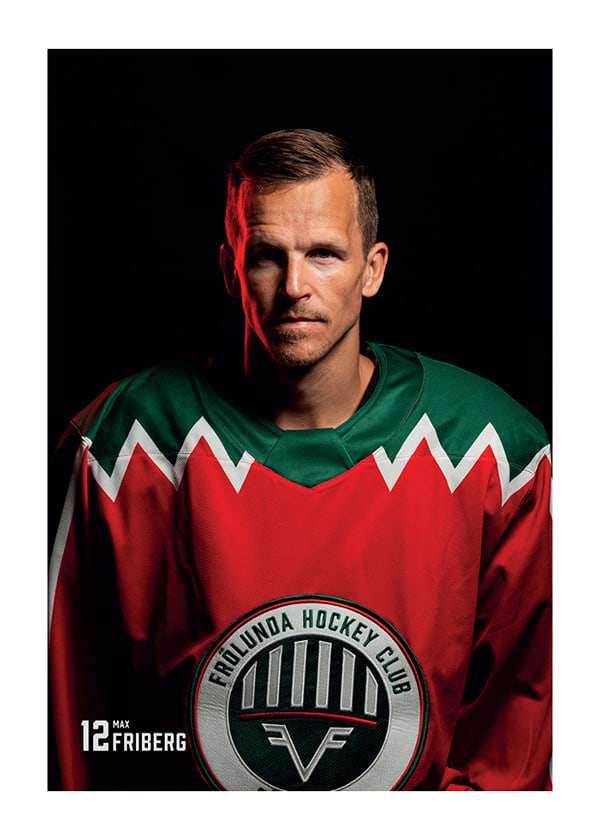 Poster Max Friberg #12 Frölunda HC 2025/2026