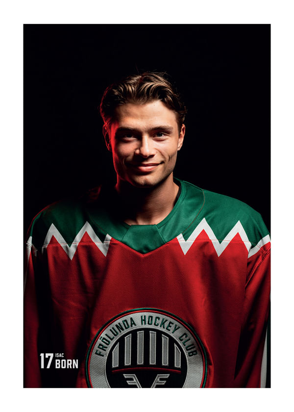 Poster Isac Born #17 Frölunda HC 2025/2026
