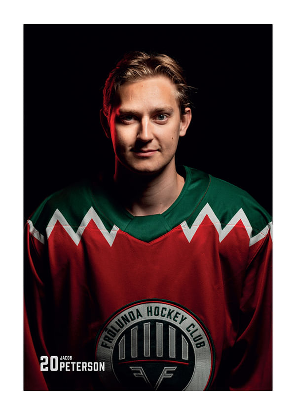 Poster Jacob Peterson #20 Frölunda HC 2025/2026