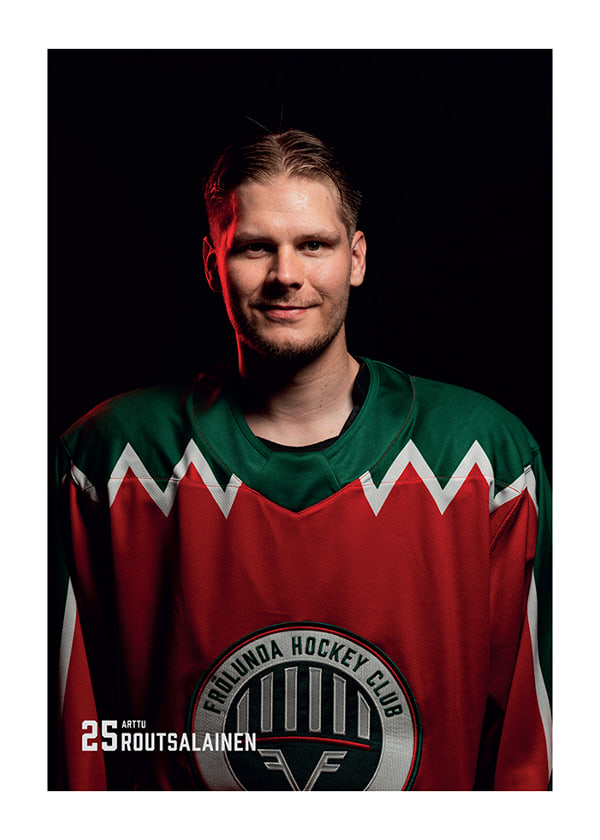 Poster Arttu Routsalainen #25 Frölunda HC 2025/2026