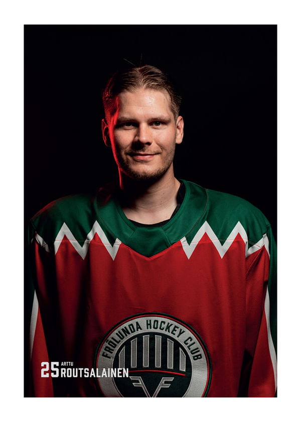 Poster Arttu Routsalainen #25 Frölunda HC 2025/2026